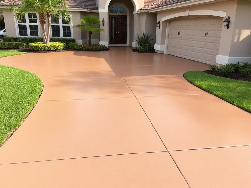 Driveway painting and concrete coating in Daytona Beach